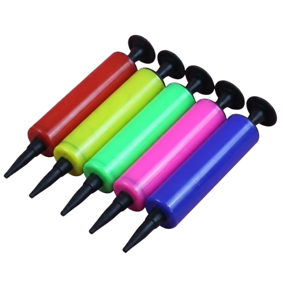 Handheld Balloon Air Pump 18cm Manual Inflator for Balloons Party Decorations Event Supplies Durable Plastic Cylinder Design