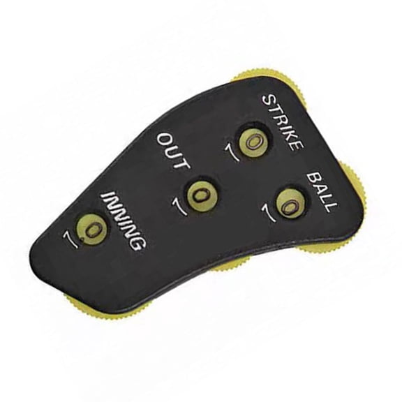 Handheld Baseball Softball Game Counter Portable Baseball Counter Clickers 4 Wheel Baseball Umpire Clickers Enduring