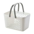 thumbnail image 1 of Handheld Bath Storage Basket with Drainage - Durable Organizer for Shower - Versatile Carrier for Bathroom and Campus Use, 1 of 6