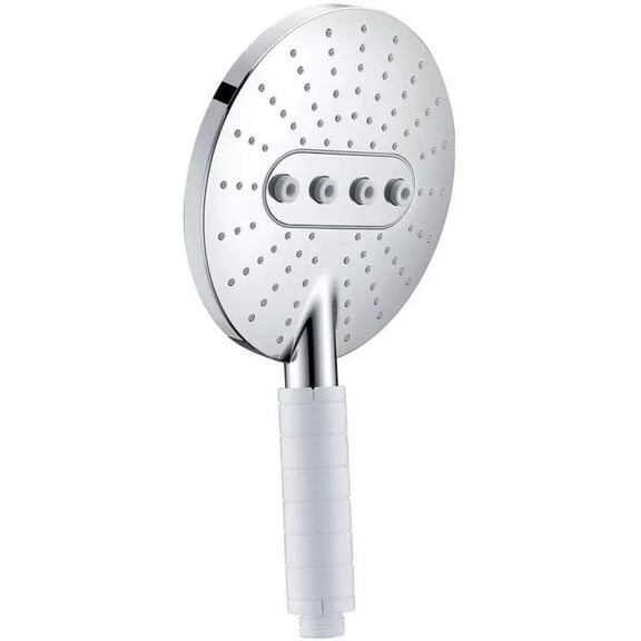 Handheld Bathroom Shower Head 3 Function Luxury High Efficiency Sprayer Sprinkler Bathroom Accessories Abs Chrome
