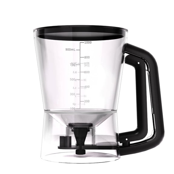Handheld Batter Dispenser - Cupcake & Pancake Measuring Tool with Funnel Design for Easy Baking