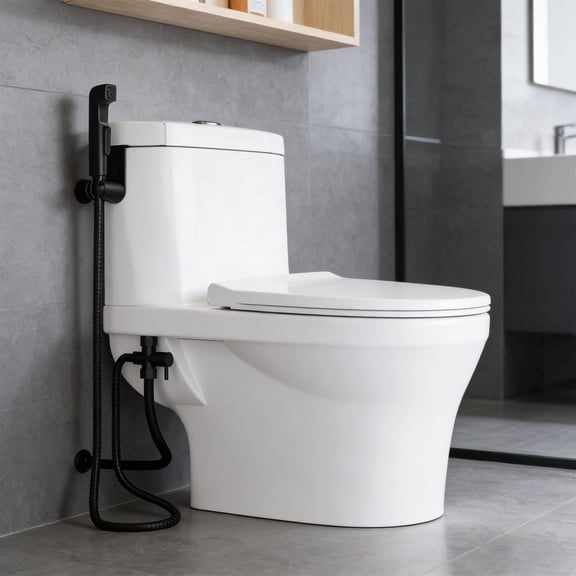 Handheld Bidet Sprayer Bidet Attachment with Shut Off Valve Hose Mount Kit Included