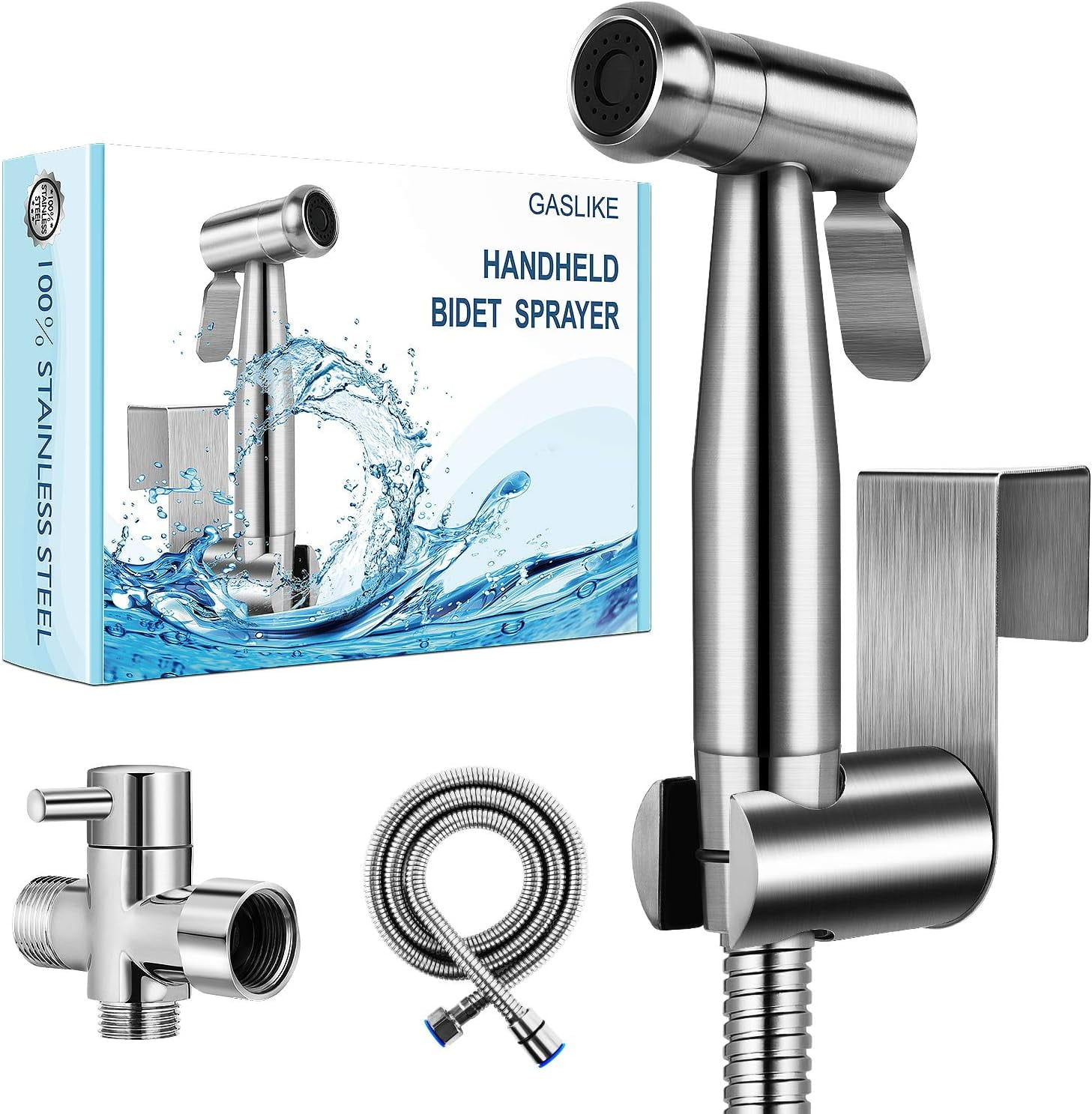Handheld Bidet Sprayer For Toilet, Premium Stainless Steel Bathroom