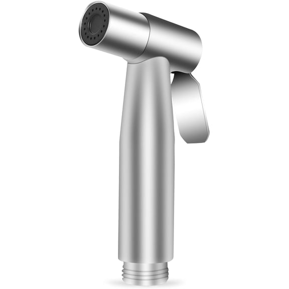 Hautllaif Handheld Bidet Sprayer Head Stainless Steel Bathroom Bidet Spray Toilet Faucet Sprayer for Shower Bathroom Douche Shattaf Hygiene Toilet Cloth Diaper Cleaning (Sprayer Head only)