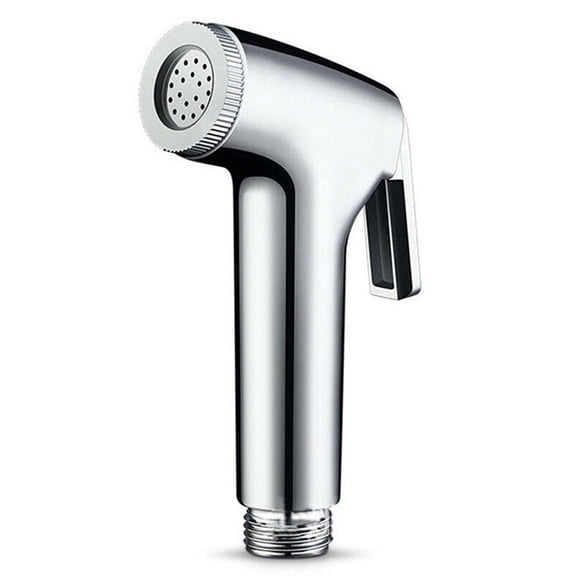 Handheld Bidet Sprayer With Trigger Control,For G 1/2 ABS Toilet Shower Head For,Floor Cleaning And Garden Watering, White