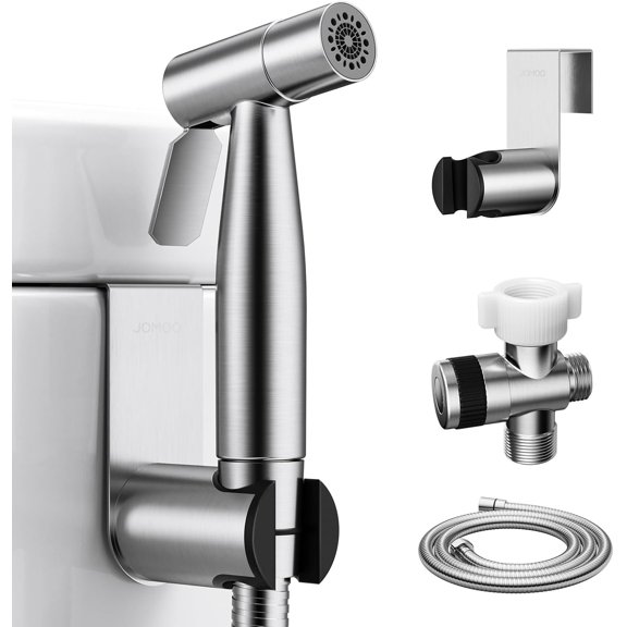 Handheld Bidet Sprayer for Toilet, Adjustable Water Jet with " Bidet Hose for Feminine Wash, Bathroom Hygiene Attachment for Cloth Diaper Cleaning