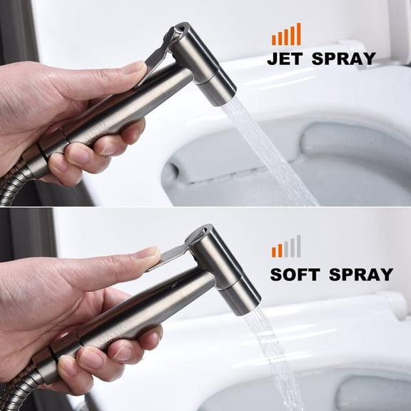 Handheld Bidet Sprayer for Toilet, Multi-Purpose Cloth Diaper Sprayer Kit with 2 Mount Options, DIY Install, Jet & Soft Spray Modes