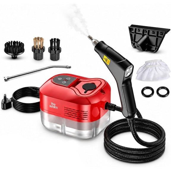 Handheld Blast Steam Cleaner, 2500W High Temperature Pressurized Steamer with 6 Adjustable Levels, Portable Multi-Surface Cleaning Machine for Home Kitchen Bathroom Car Windows Furniture Dirt