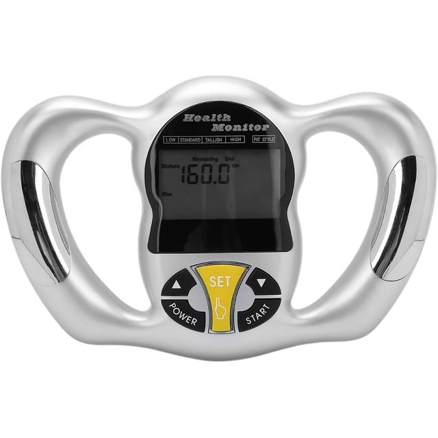 Handheld Body Fat Loss Monitor Digital Body Fat Analyzer BMI Meter Body Fat Measurement Device for Weight Loss, Fitness Monitoring, Health
