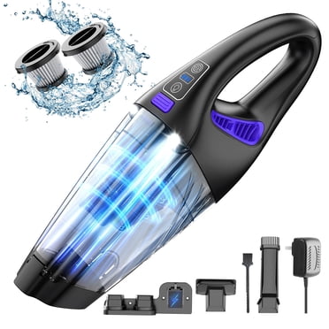 MYUAKO Cordless Handheld Car Vacuum - 18000Pa Powerful Suction With LED Screen & Light | 30Min Runtime For Car & Home Cleaning