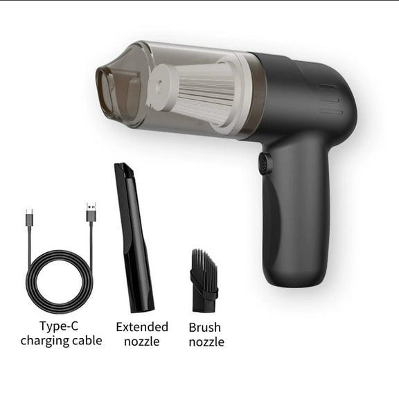 Handheld Car Vacuum Cleaner  4500Pa Strong Suction Portable Cleaner for Pet Hair & Debris  Cordless Anywhere Use Dust Buster with Type-C Rechargeable for Car    RV & On The Go Cleaning