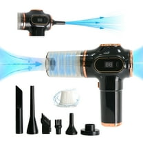 Handheld Car Vacuum Cleaner with LED Display 4500PA High Power Cordless Vacuum Cleaner 2-in-1 Blower and Suction Mini Vacuum for Car Cleaning Pet Hair and Travel Use