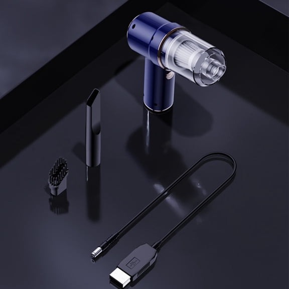 Handheld Car Vacuum Cleaner with Multi-Nozzle,Floor Brush,High-Power Cordless Mini Vacuum for Pet Hair Dust,Debris,LED Light,Quick Charge Technology for Vehicle Office Home Cleaning-Free Size