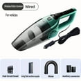 thumbnail image 1 of Handheld Car Vacuum Cleaner Portable 12V with 196.85inch Cord, Strong 4KPa Suction Power, 100W, 0. 101.44oz Dust Cup, Car Plug, One-Click Dusting, Flat Nozzle, Low Noise 60dB - No Battery Required, 1 of 12