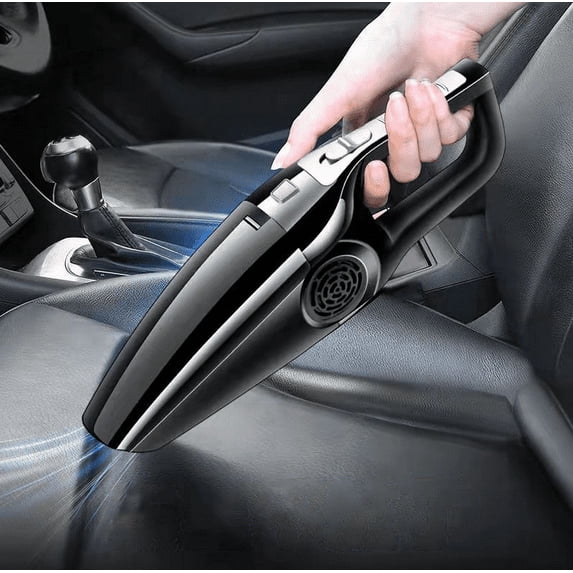Handheld Car Vacuum, Wet Dry Cleaner, Strong Suction Tool, High Power Motor and Washable Filter for Car Interiors, Home Corners, and Pet Hair Removal