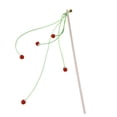 thumbnail image 1 of Handheld Cat Teaser Wand with Yarn Ball String and Bell, Interactive Pet Play Toy for Indoor Cats, Exercise Wand, Fun Cat Training Support, 1 of 3