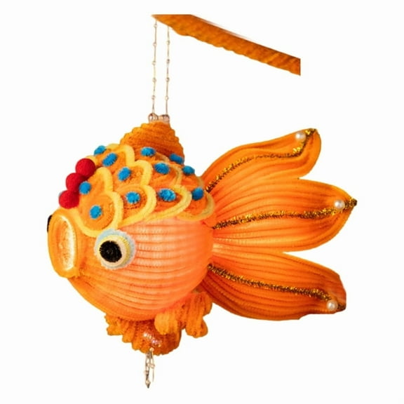Handheld Chinese Koi Fish Decoration Distinctive Koi Fish Lanterns Set for Autumn Festival and Lanterns Celebration