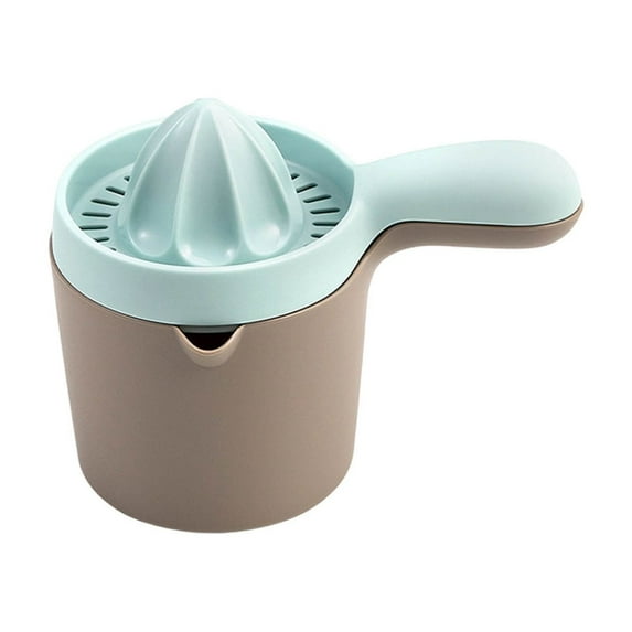 Handheld Citrus Juicer Manual - Portable Lemon, Orange, Lime Press with Strainer, Anti- Grip, BPA Free, BPA Free, Easy Squeeze Reamer for Fresh Juice, 13oz Capacity