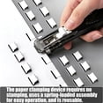 thumbnail image 1 of Handheld Clip Stapler with Reusable Clips for Quick Document Binding Without Holes, 1 of 9