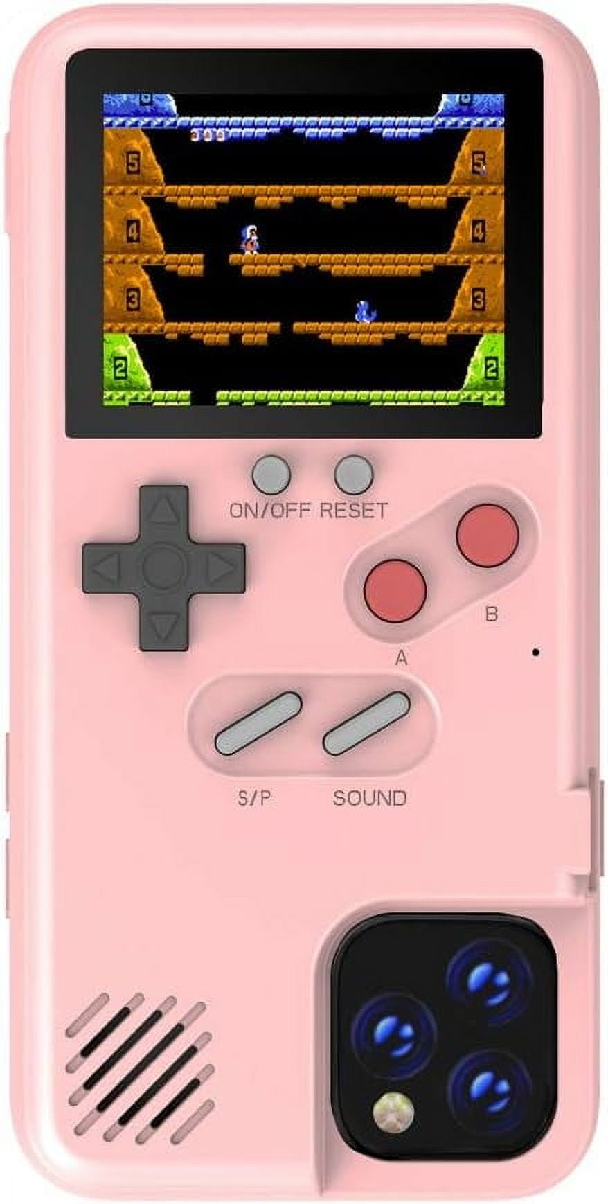 Handheld Color Gameboy Case for iPhone 7Plus, 36 Retro Games