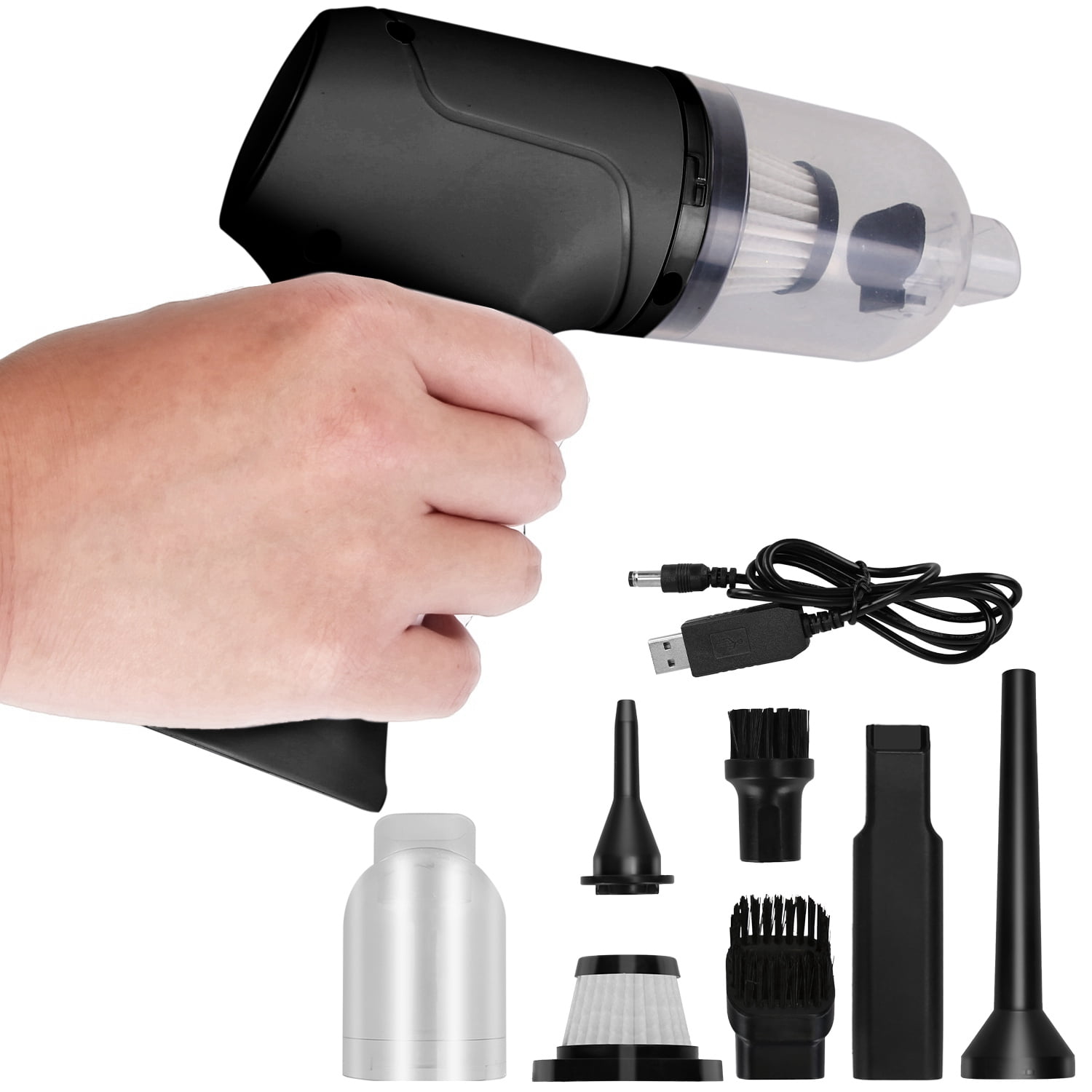 Handheld Compressed Air Duster iMounTEK Mini Vacuum Keyboard Cleaner ...