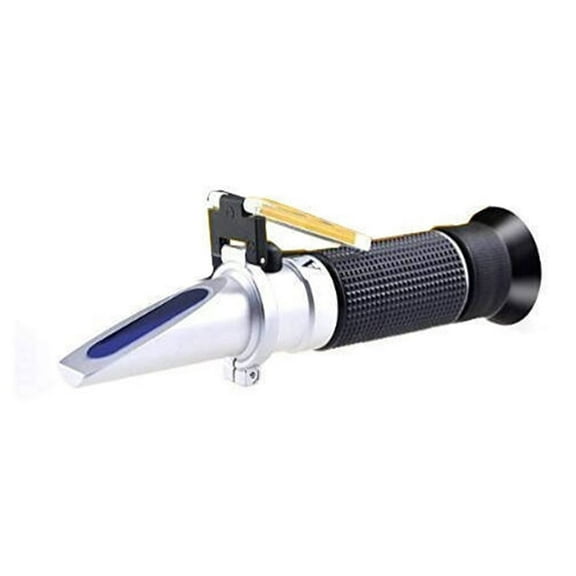 Handheld Concentration 0-32% Fruit Juice Tester Refractometer Hydrometer ATC Densimeter, Hydrometer in Wine Making and Beer Brewing ,High Precision Measurement