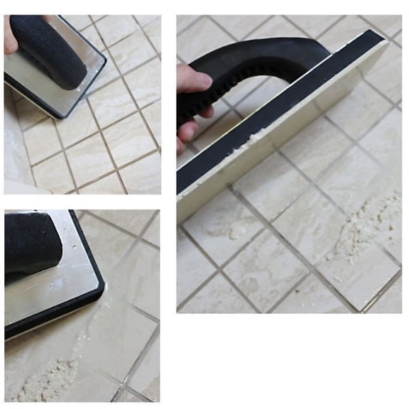 Handheld Concrete Rubber Trowel Corner Finish Render Plastering Float Floor