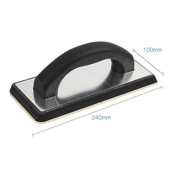 Handheld Concrete Rubber Trowel Corner Finish Render Plastering Float Floor