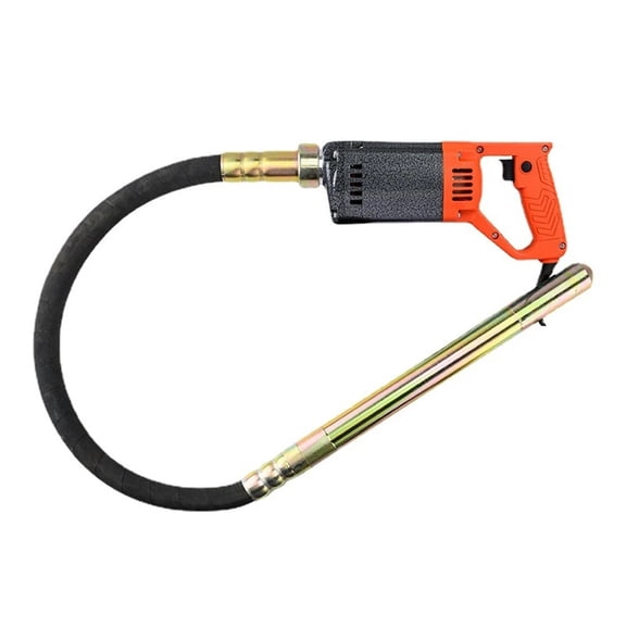 Handheld Concrete Vibrator 1250W Electric Vibrator Vibrating Tool With 4.9ft Shaft Rod For Various Concrete Construction ,Easy to Use