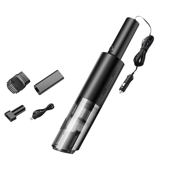 Handheld Corded Car Vacuum Cleaner Portable Wireless Design for Automotive Interior Cleaning with Single Ball Bearing Powerful Suction and Multiple Attachments