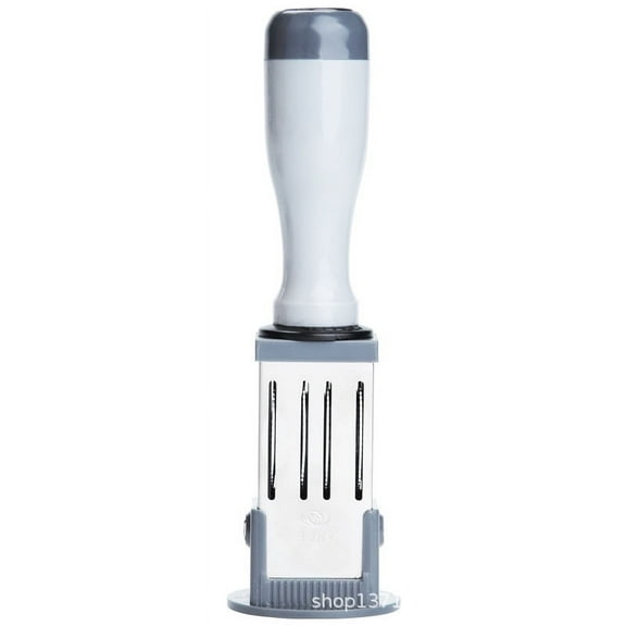 Handheld Date Stamper Multi-use Time Stamp Portable Date Rolling Stamp File Accessory