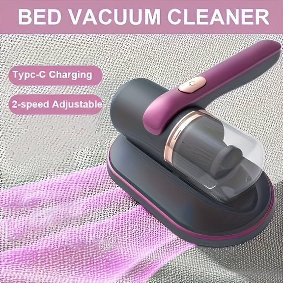 Handheld Deep Cleaning Vacuum Cleaner, Strong Suction Low Noise, Ideal for Beds Sofas Pet Hair Carpets, Practical Mother's Day Gift for Home Use