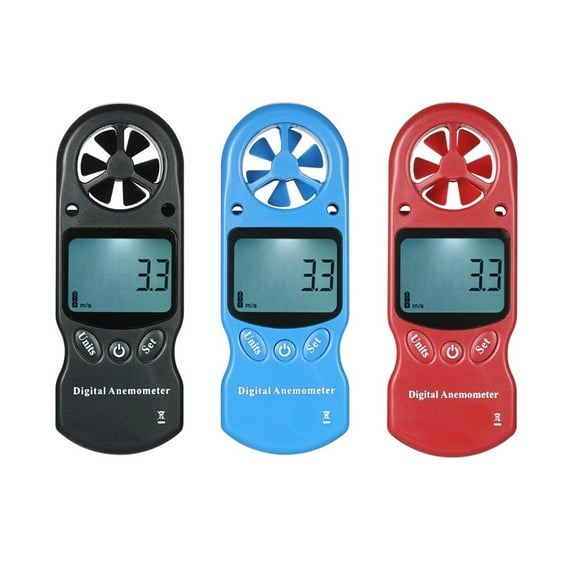 Handheld Digital Anemometer Wind Speed/Temperature/Wind Chill/Heat Index/Point/Barometric Pressure