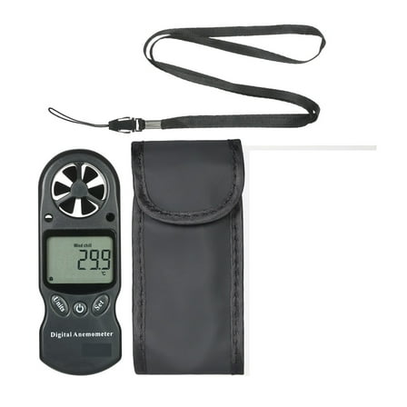 Handheld Digital Anemometer Wind Speed/Temperature/Wind Chill/Heat Index/Point/Barometric Pressure