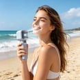 thumbnail image 1 of Handheld Digital Display High Speed Fan USB Rechargeable Portable Mini Fan Strong Airflow Cooling Battery Indicator Compact Outdoor Travel Office Home Commuting Use Efficient Cooling Device, 1 of 7