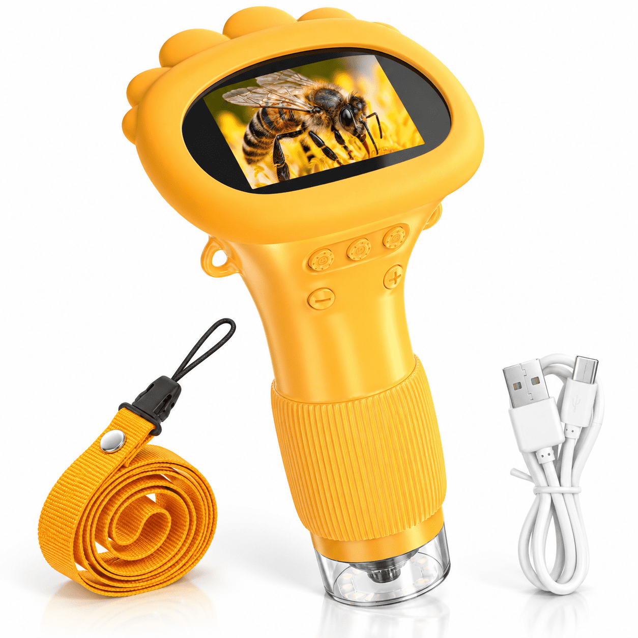 Microscopes For Animals Handheld Digital Microscope for Kids,Portable Microscope with 2.0