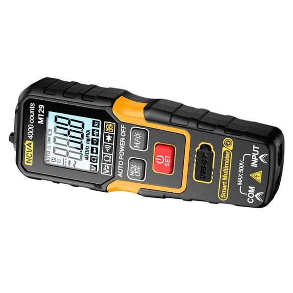 Handheld Digital Multimeter Digital Backlights Ammeter Voltmeter Ohms Voltages Tester Meter for Electrican
