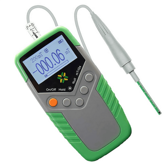 Handheld Digital Tester Digital, High Gaussmeter with Probe 0-2400MT, Magnetic Field Meters