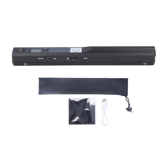 Handheld Document Scanner Portable Scanner PDF and JPG HD Scanning USB 2.0 8.27 Inch with CD for Pictures