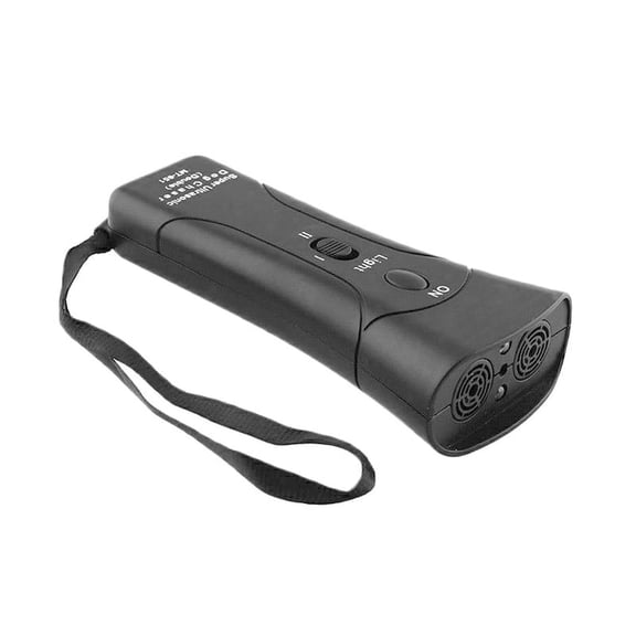 Handheld Dog Repellent, Ultrasonic Infrared Dog Deterrent, Bark Stopper + Good Behavior Dog Training
