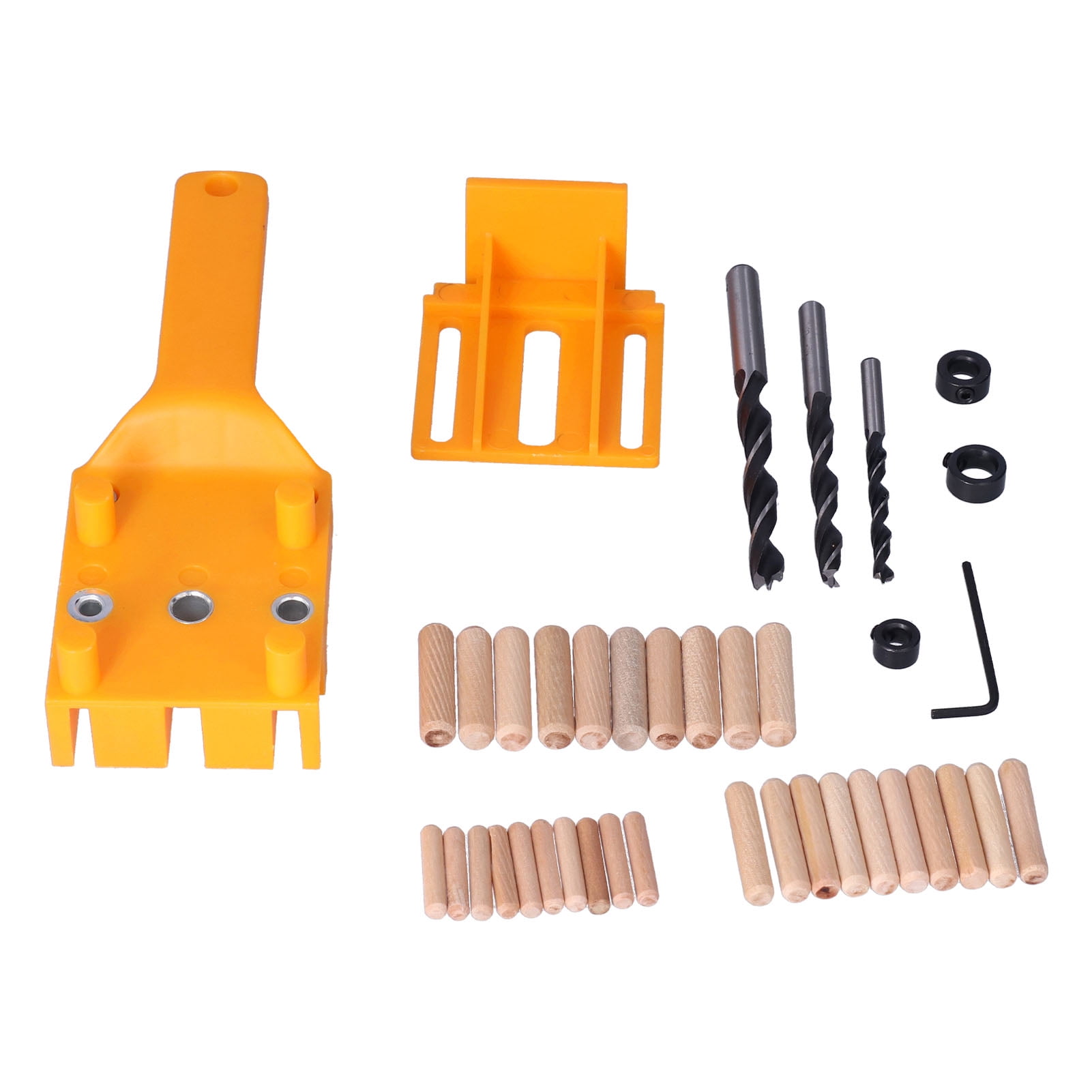 Handheld Dowel Jig Kit impact ABS Orange Quick Wood Doweling Jigs for