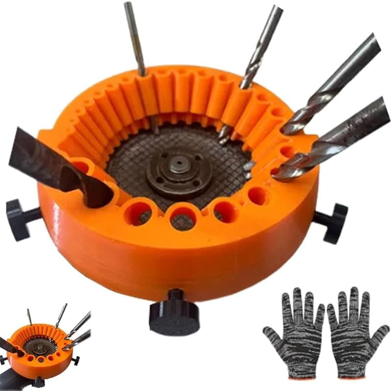 Handheld Drill Bit Sharpener for All Bits, Power Drill Bit Grinding ...