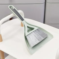 Handheld Dustpan and Brush Set, Compact Cleaning Kit with Comfortable Grip, Soft Bristles for Sofa, Tabletop, Bedroom, Tent Cleaning, Space-Saving Hanging Design, Household Cleaning Tools