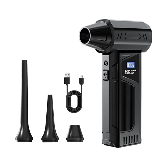 Handheld Electric Air Blower 6000mAh Rechargeable Quick Cleaning Tool For Car Home Office