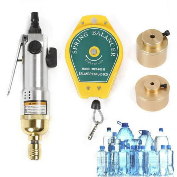 Handheld Pneumatic Bottle Capping Machine Screw Cap Capper Sealing Sealer Tool