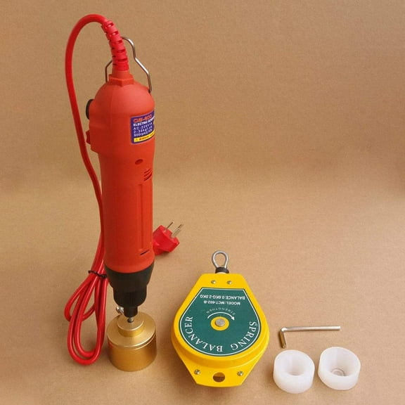 Handheld Electric Bottle Capping Machine Screw Capper Sealing Machine Red 110V