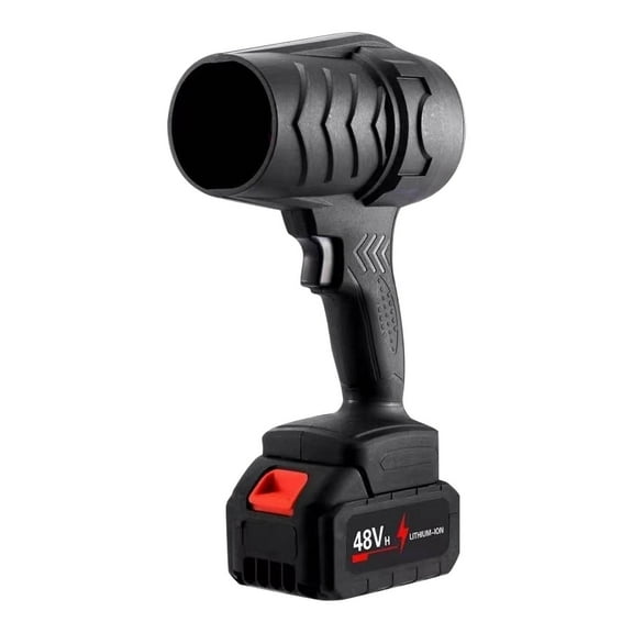 Handheld Electric Cordless Leaf Blower – 500,000RPM Mini Turbo Blower Jet with 4.0Ah Batteries & Charger, Lightweight for Patio, Lawn, Garage Cleaning (Black)