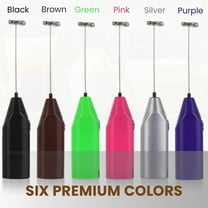 SR Handheld Electric Milk Coffee Cappuccino Drink Cream Frother Mixer Stirrer Foamer Egg Beater Whisk Latte Accessories - Black