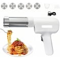 thumbnail image 1 of Handheld Electric Pasta Maker, 5-in-1 Wireless Noodle Maker with Noodle Molds and Dough Cutter, Portable Automatic Pasta Machine for Homemade Spaghetti, 1 of 9