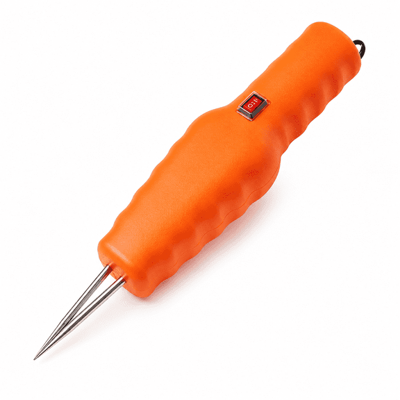 Handheld Electric Poultry Plucker, High-Speed Feather Remover for Chicken Duck Birds, Portable Farm Processing Tool(B:Orange)
